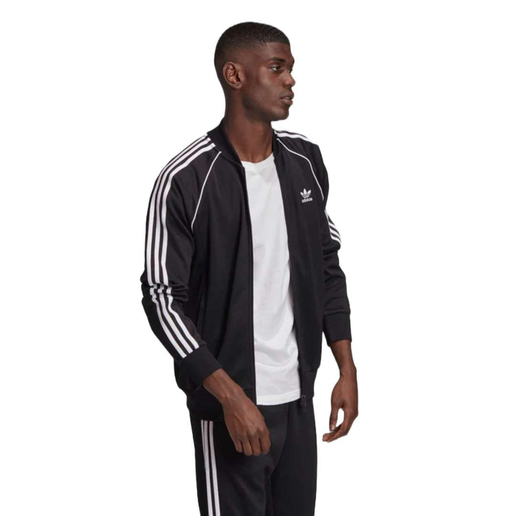 Veste de survêtement Superstar adidas Originals pour homme - Noir