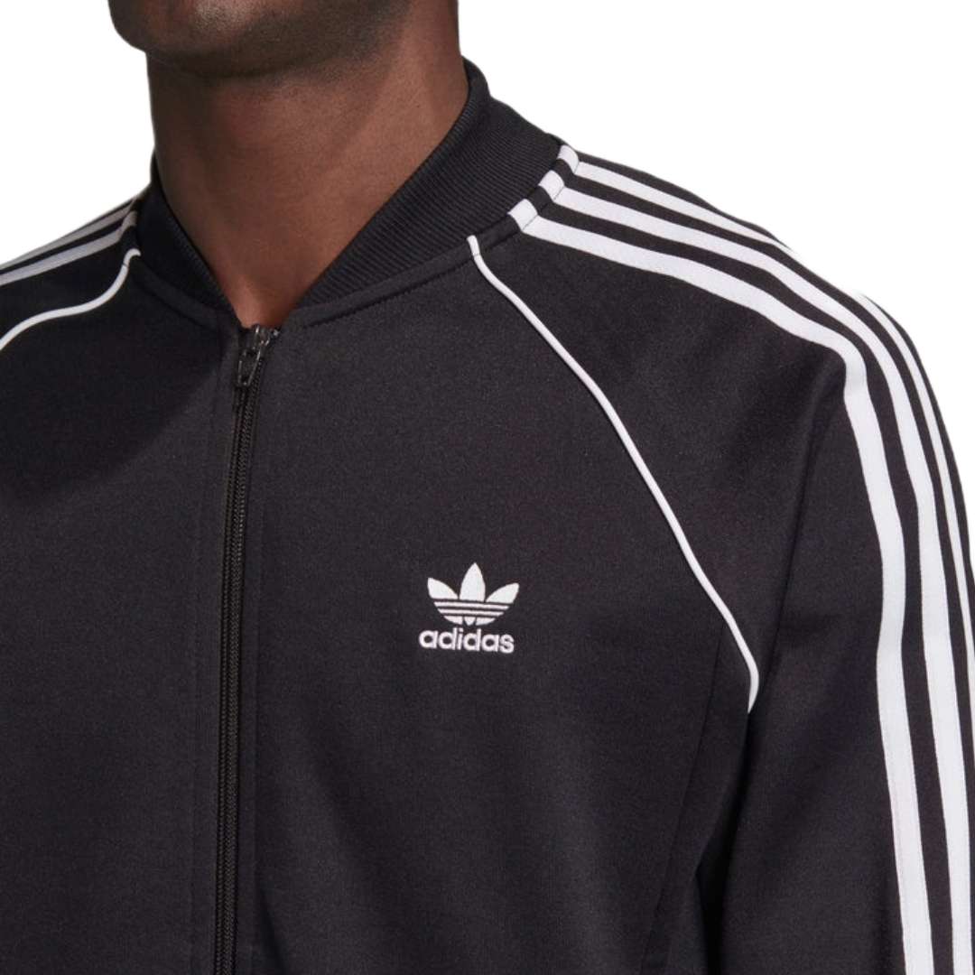 Veste de survêtement Superstar adidas Originals pour homme - Noir