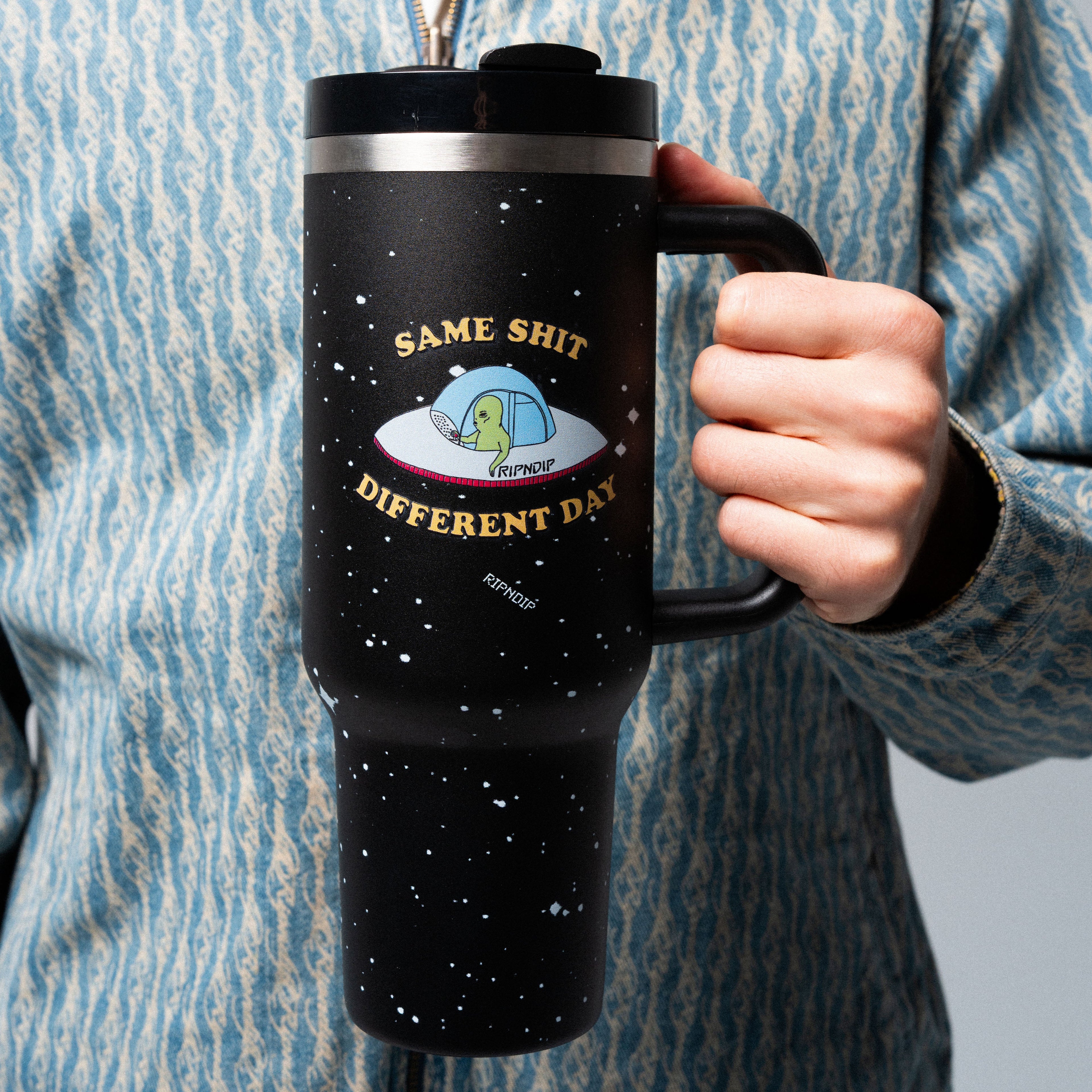 Same Shit Different Day Big Ol Cup Tumbler (Black)