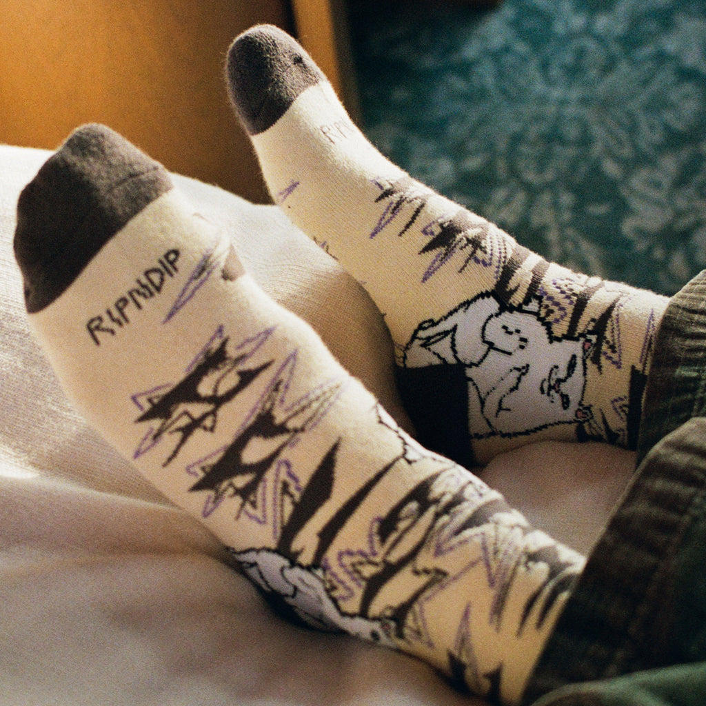 Lord Nermal Wire Socks (Bone)