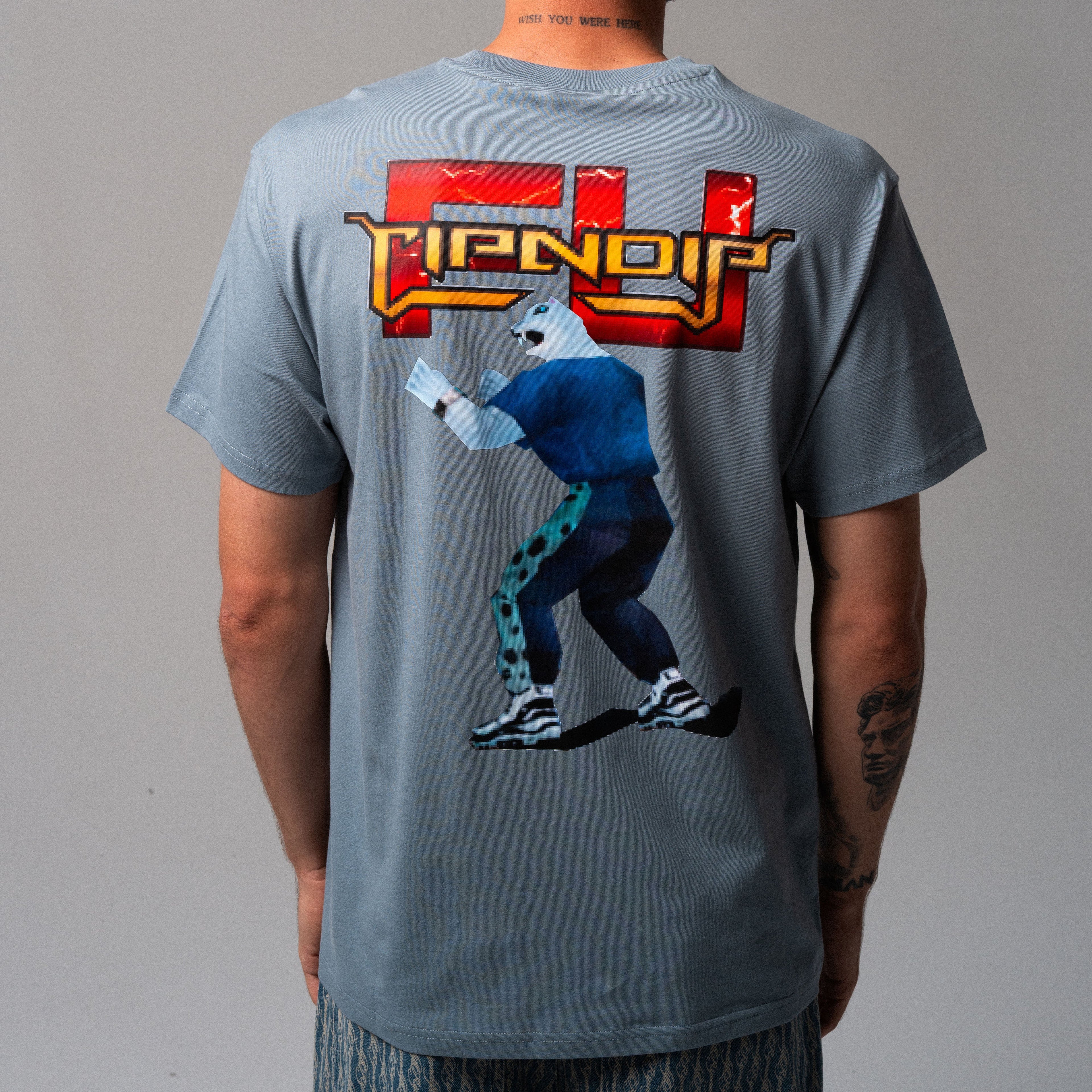Fight Tee (Dusty Slate)