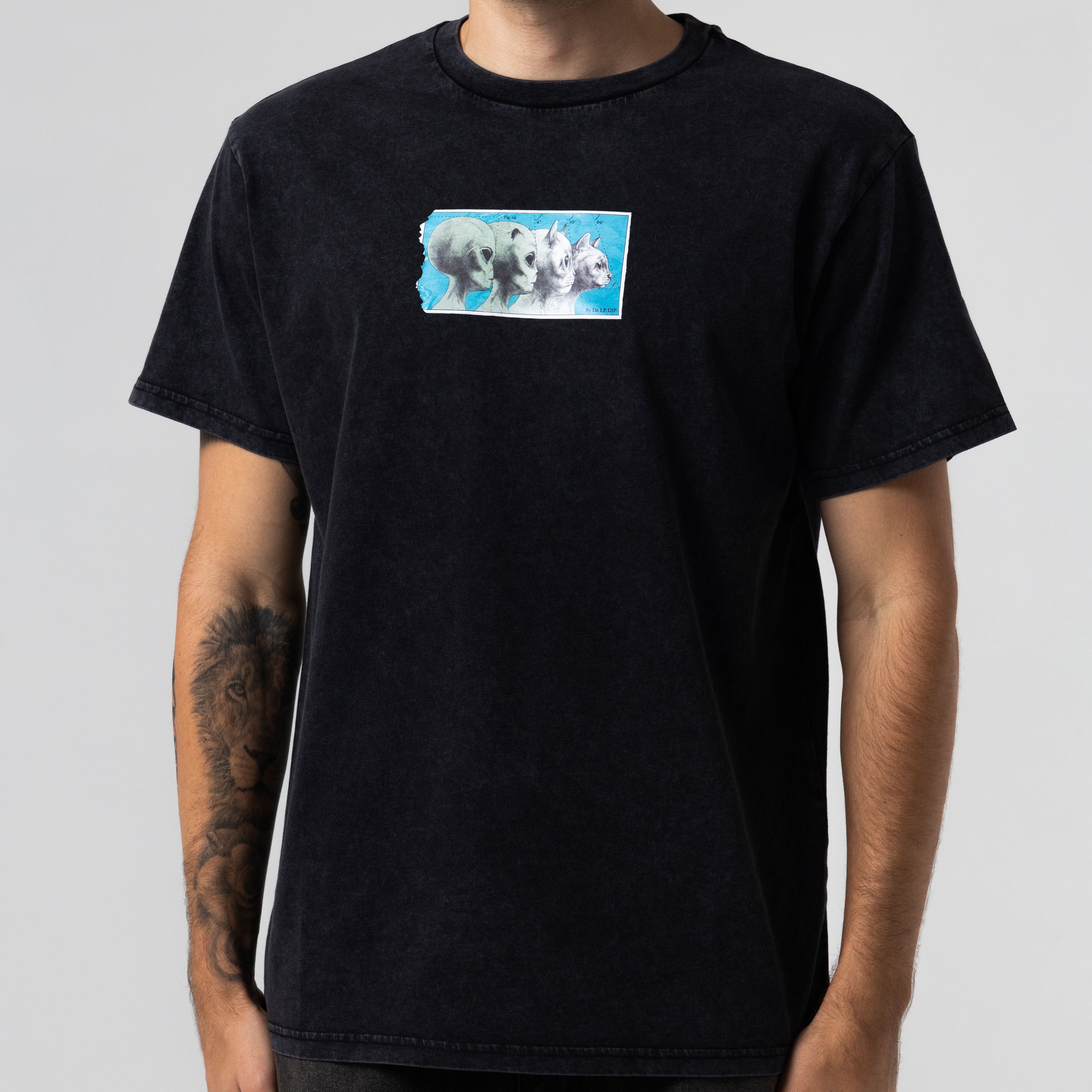 Nerm Geo Tee (Black Vintage Wash)