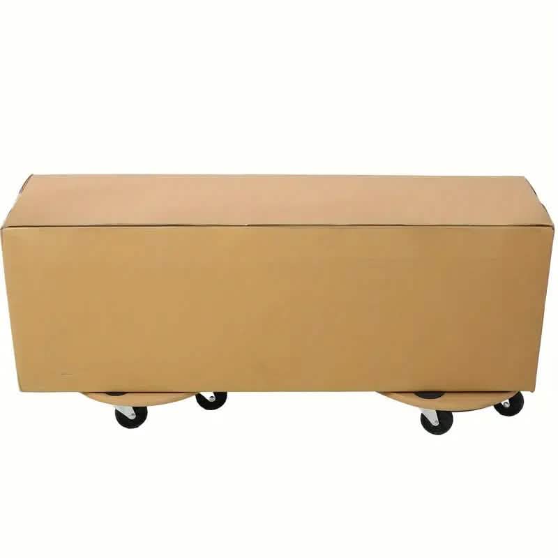 Lot de 2 : Chariot de déménagement robuste en bois