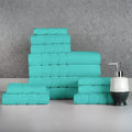Lot de 12 serviettes en coton égyptien Bibb Home