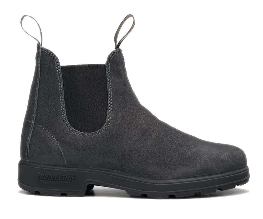 Blundstone 1910 BOTTINES ORIGINALES EN DAIM POUR HOMME - GRIS ACIER