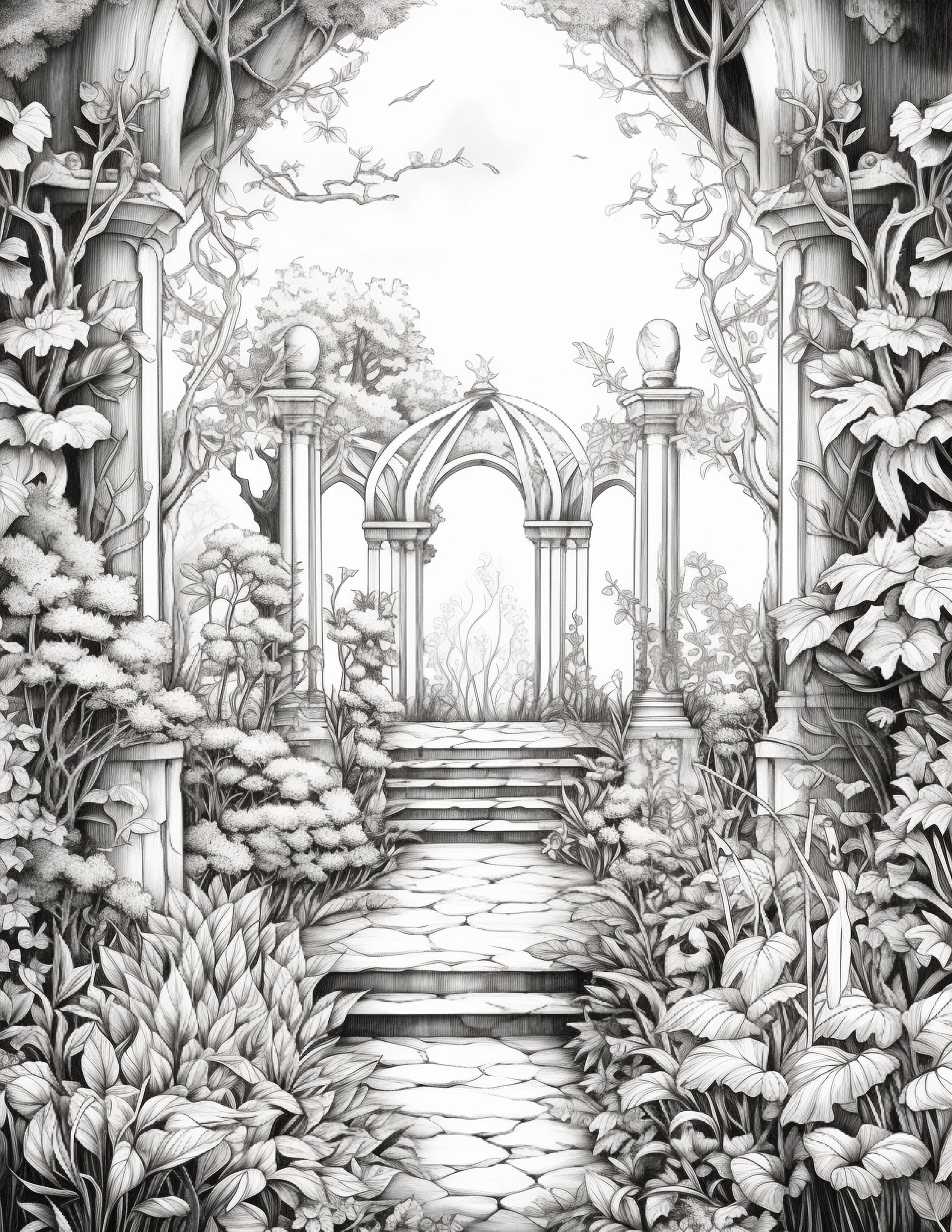 Secret Garden Coloring Collection – Volume Three