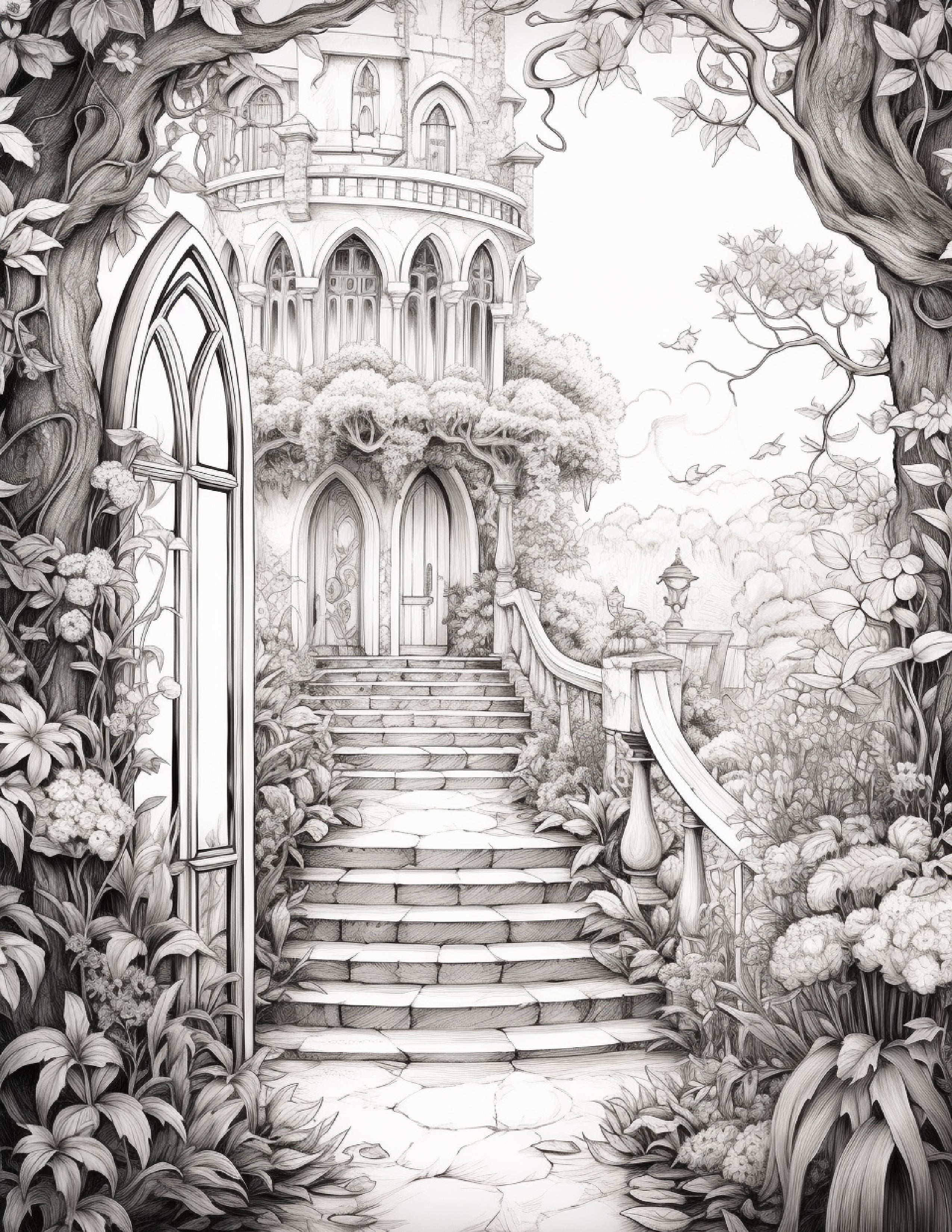 Secret Garden Coloring Collection – Volume Four