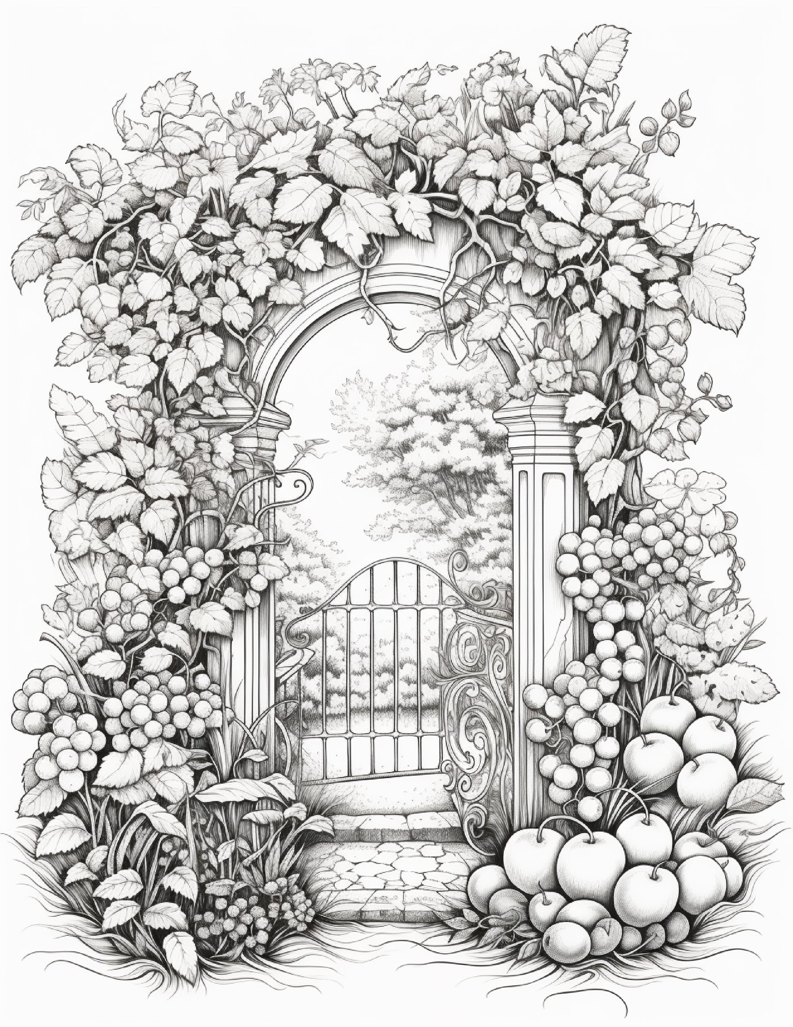 Secret Garden Coloring Collection – Volume Four