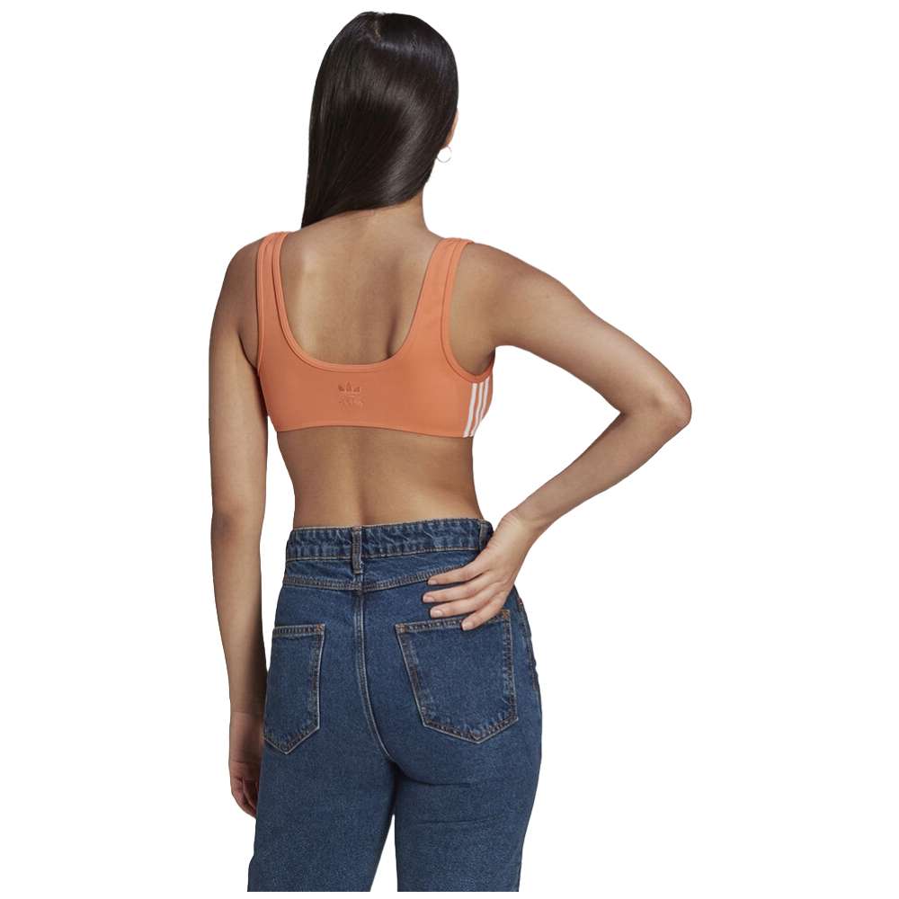 Haut de bikini adidas adicolor Classics pour femme - Hazy Orange / Hazy Copper