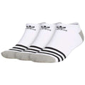 adidas Originals Chaussettes basses Roller (lot de 3) pour homme - Blanc/Noir/Gris chiné