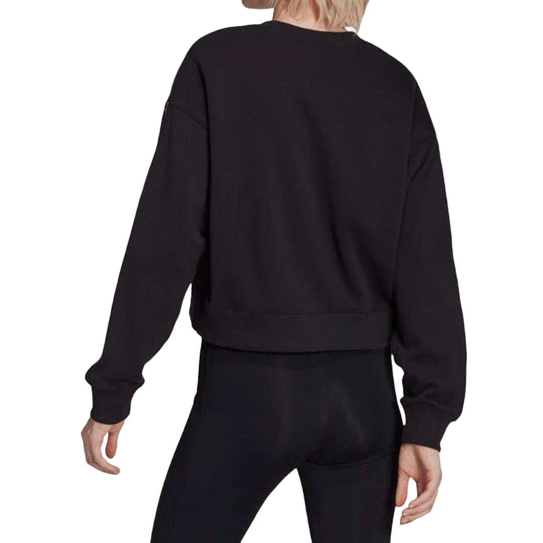 Sweat-shirt Femme adidas - Noir Blanc