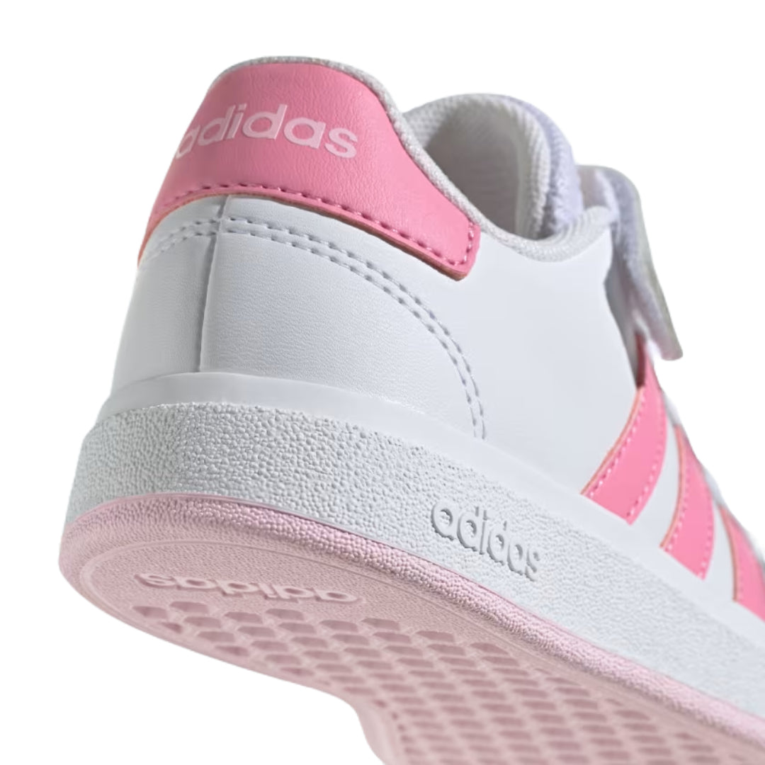 Chaussures Grand Court 2.0 à lacets élastiques adidas unisexe enfant