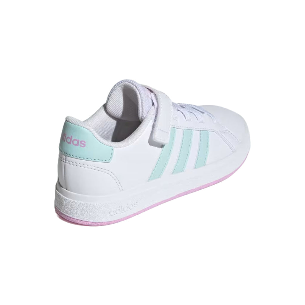 Chaussures Grand Court 2.0 à lacets élastiques adidas unisexe enfant