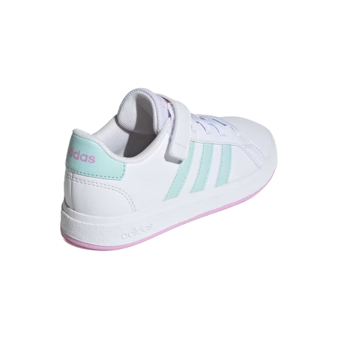 Chaussures Grand Court 2.0 à lacets élastiques adidas unisexe enfant