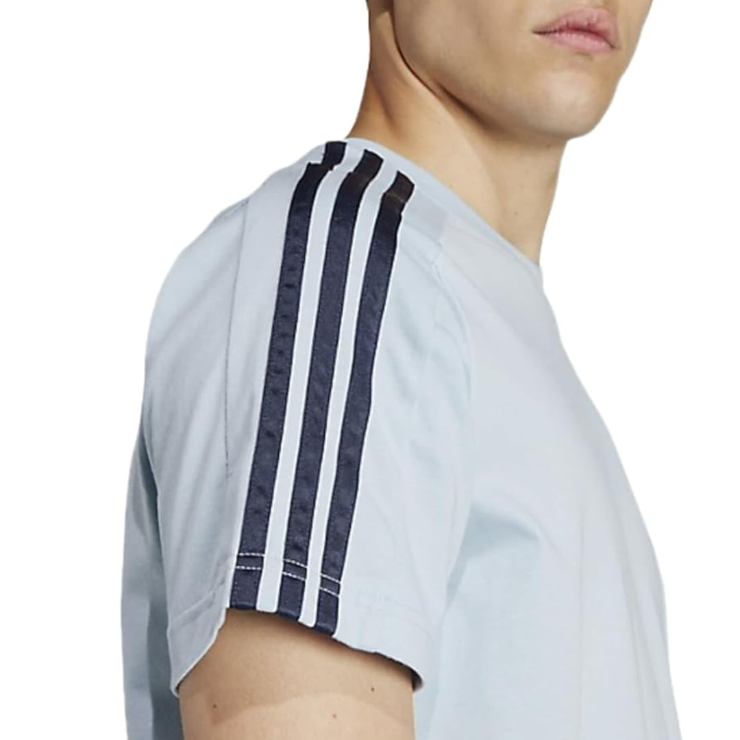 T-shirt homme adidas 3 bandes en jersey simple