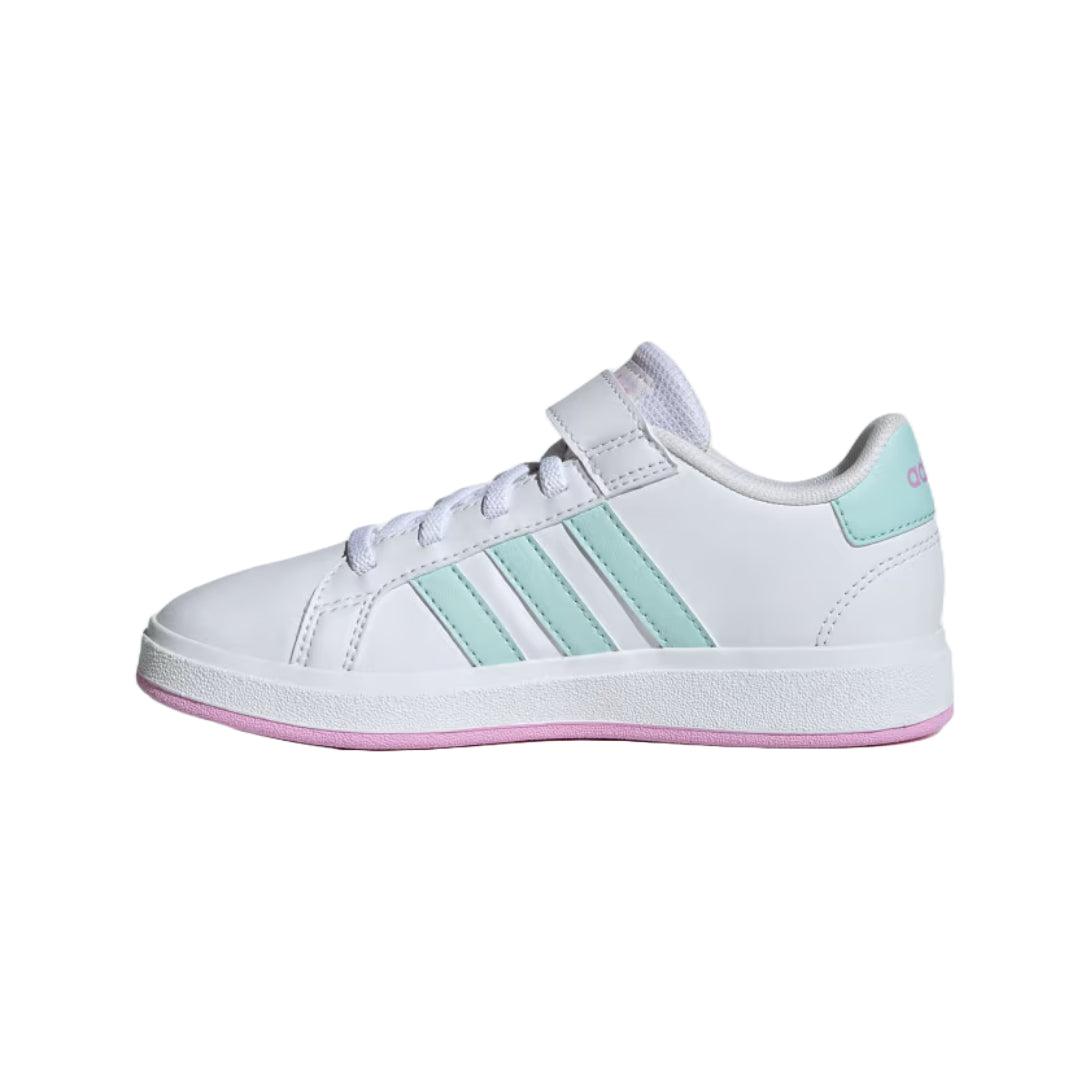 Chaussures Grand Court 2.0 à lacets élastiques adidas unisexe enfant