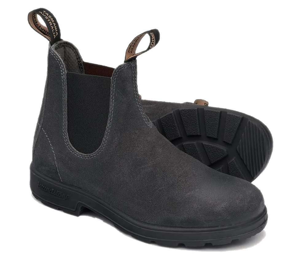 Blundstone 1910 BOTTINES ORIGINALES EN DAIM POUR HOMME - GRIS ACIER