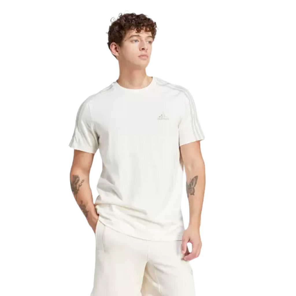 T-shirt homme adidas 3 bandes en jersey simple