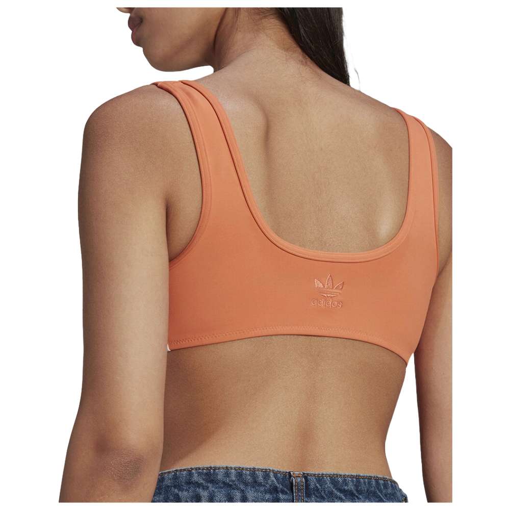 Haut de bikini adidas adicolor Classics pour femme - Hazy Orange / Hazy Copper