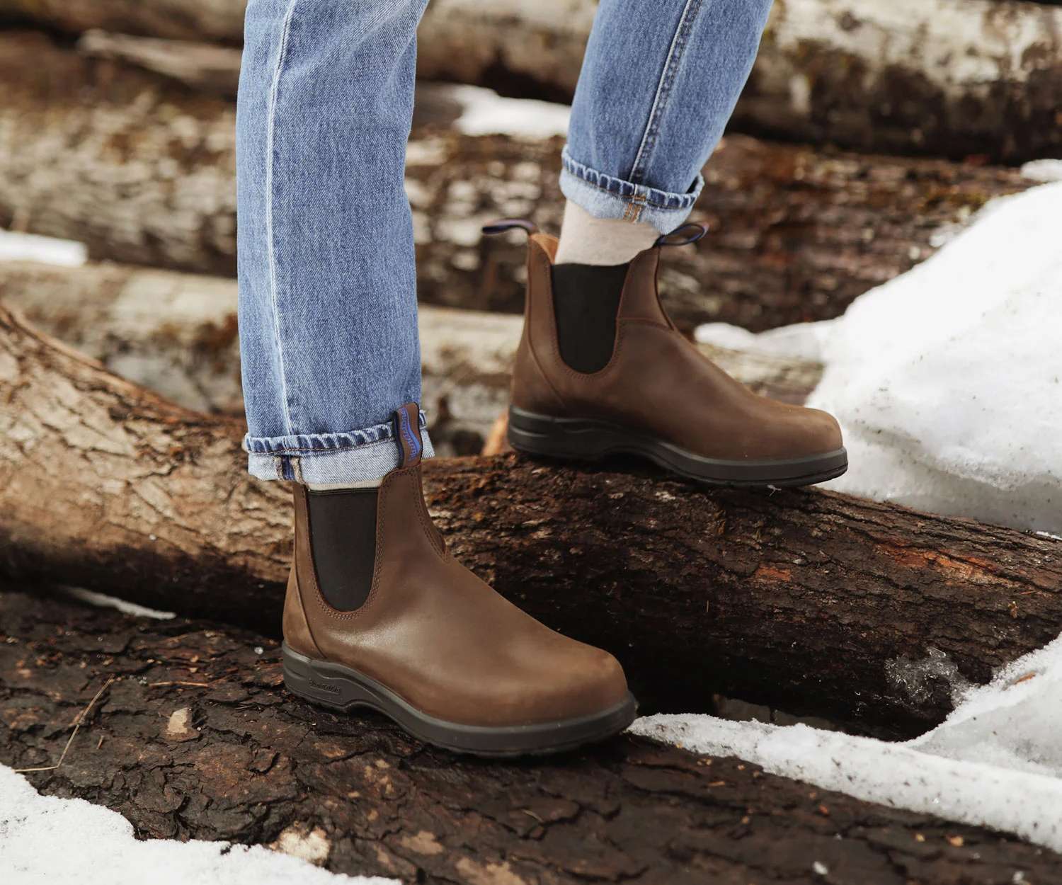 Bottes Chelsea Blundstone unisexe tout-terrain thermiques - Marron antique