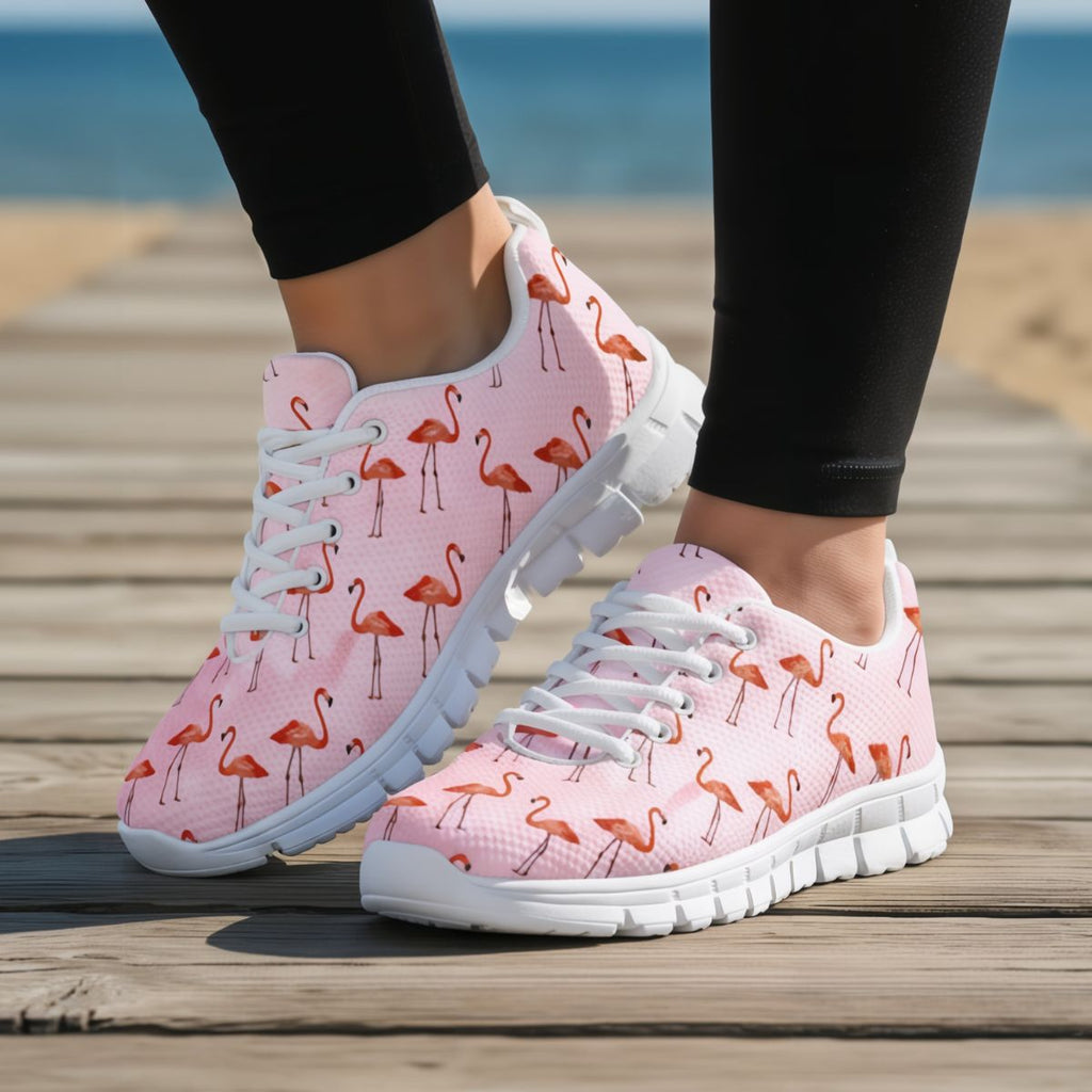 Baskets classiques flamant rose