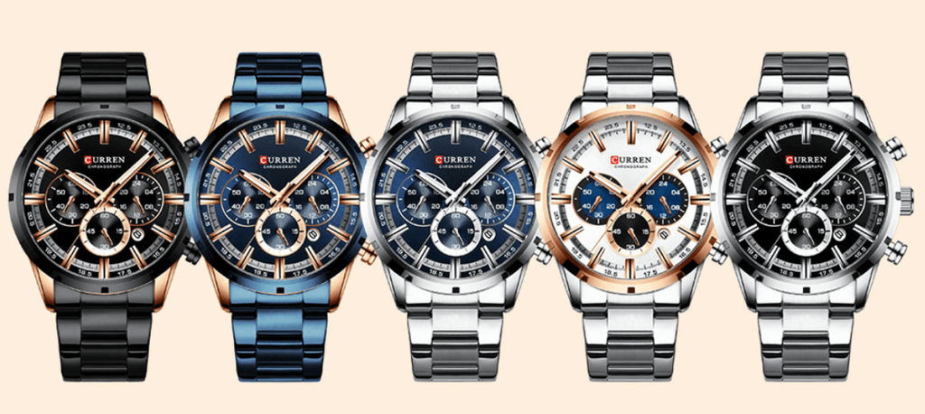 Montre de sport étanche en acier inoxydable pour homme avec chronomètre et affichage de la date spécial, design unique, cadeau parfait