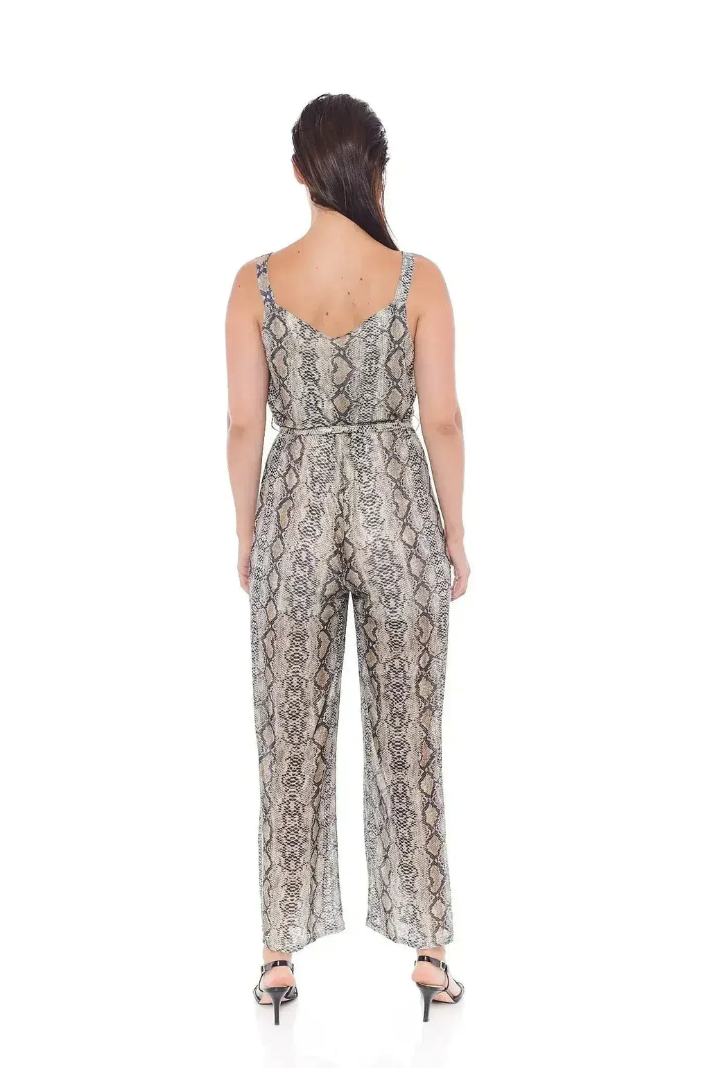 LA COMBINAISON BRUNE SERPENT EN BEIGE ET MARRON