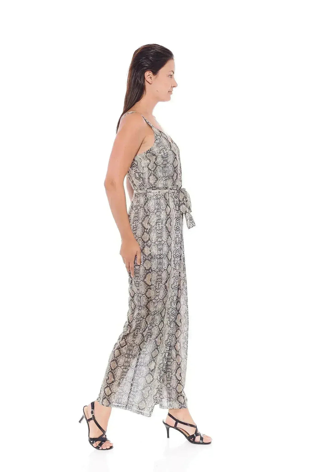 LA COMBINAISON BRUNE SERPENT EN BEIGE ET MARRON