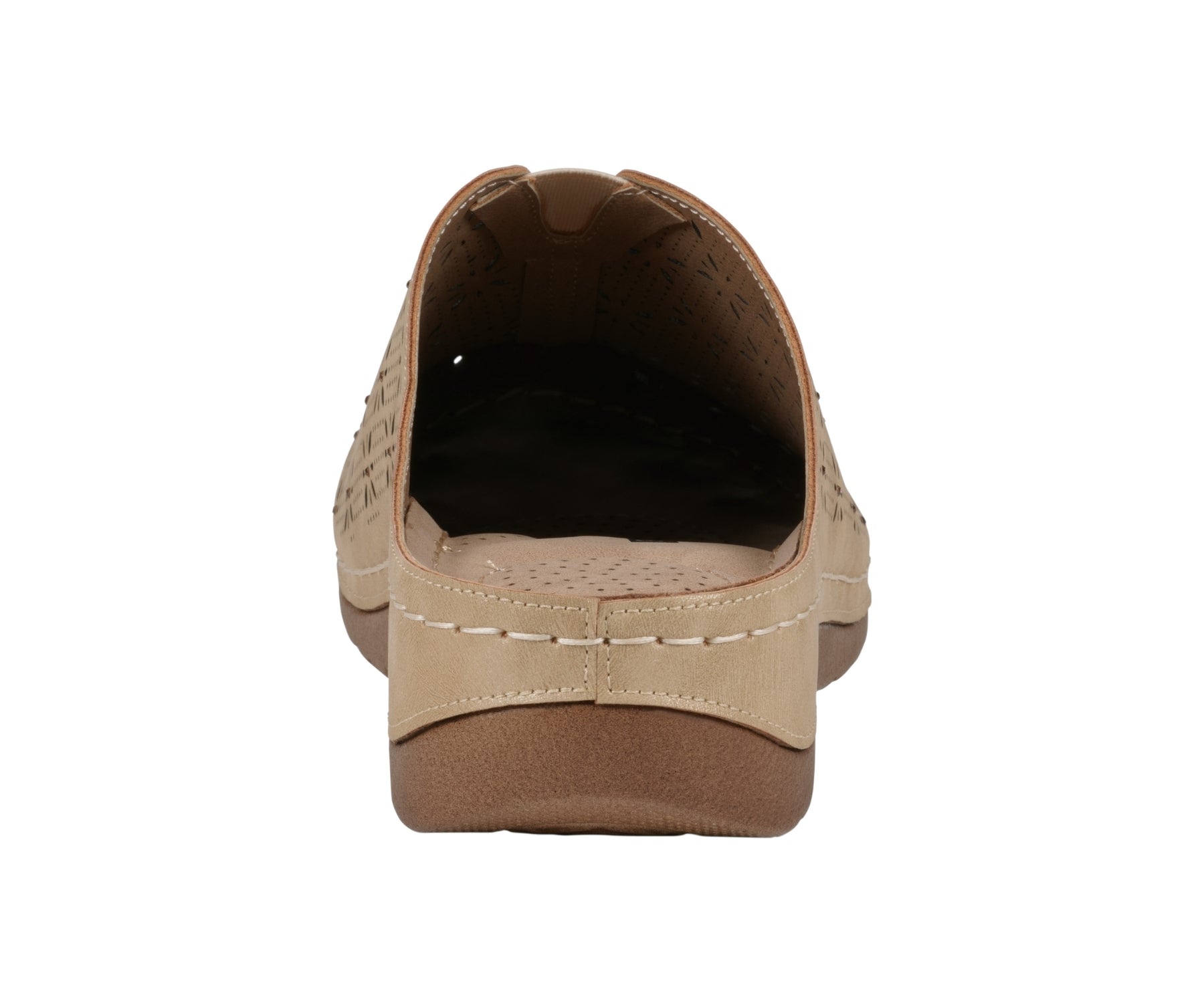 Ballerine plate beige Vale pour femme