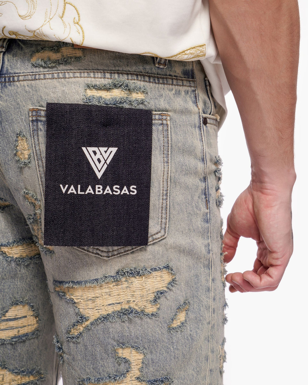 Jorts Incisés Valabasas - Délavage Vintage
