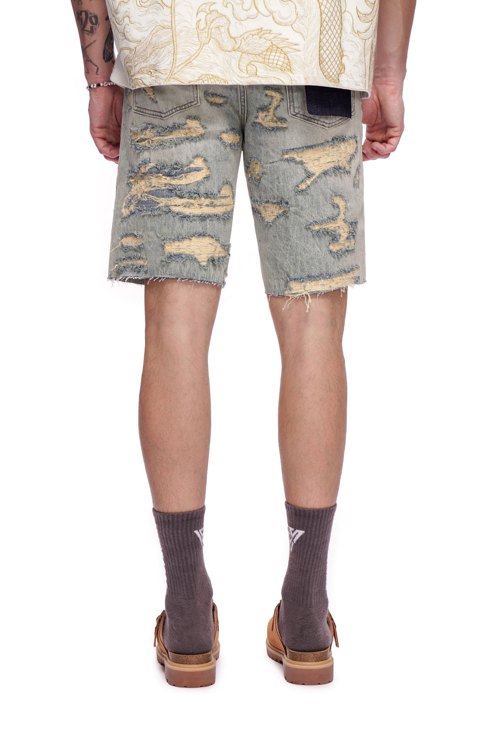Jorts Incisés Valabasas - Délavage Vintage