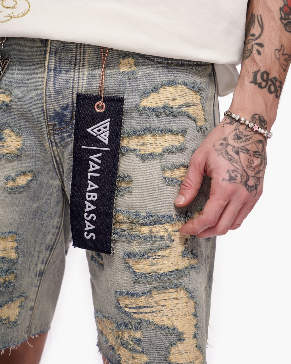 Jorts Incisés Valabasas - Délavage Vintage