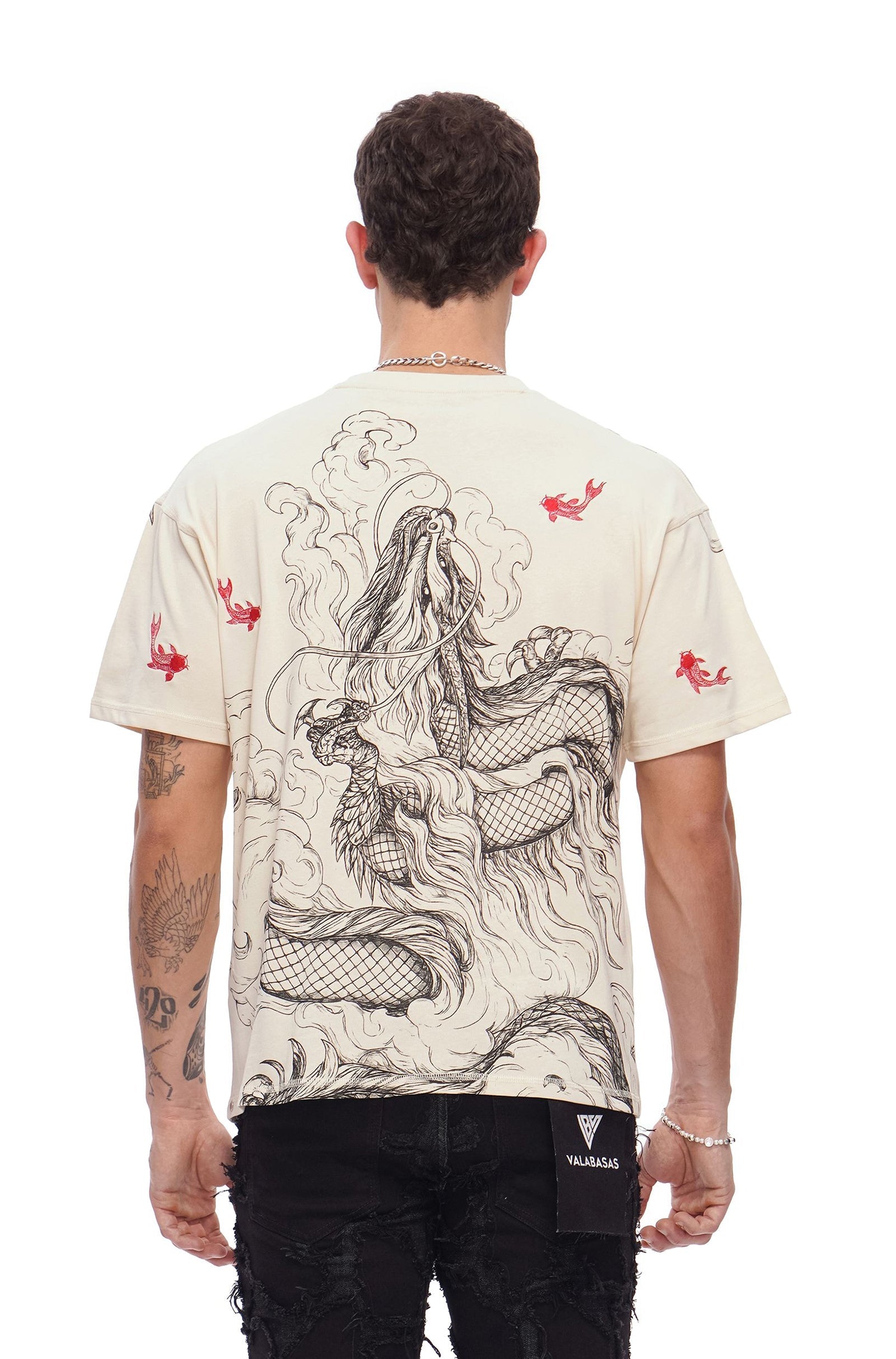 T-shirt Valabasas Mythic Flow - Beige