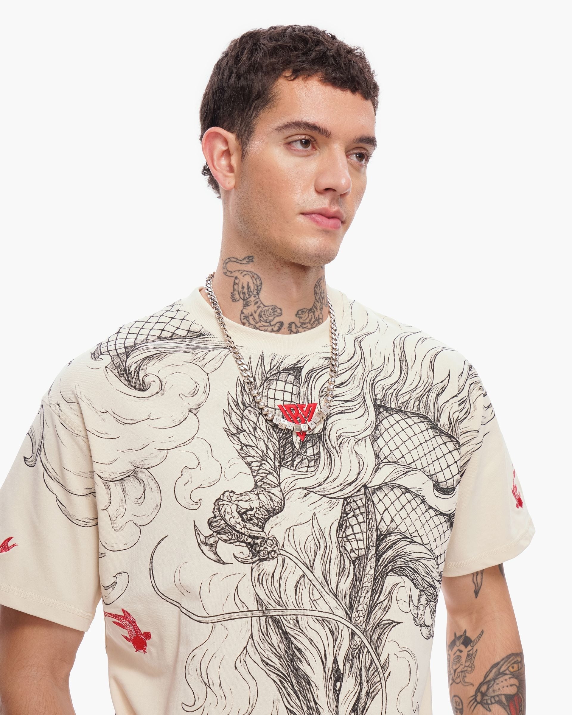T-shirt Valabasas Mythic Flow - Beige