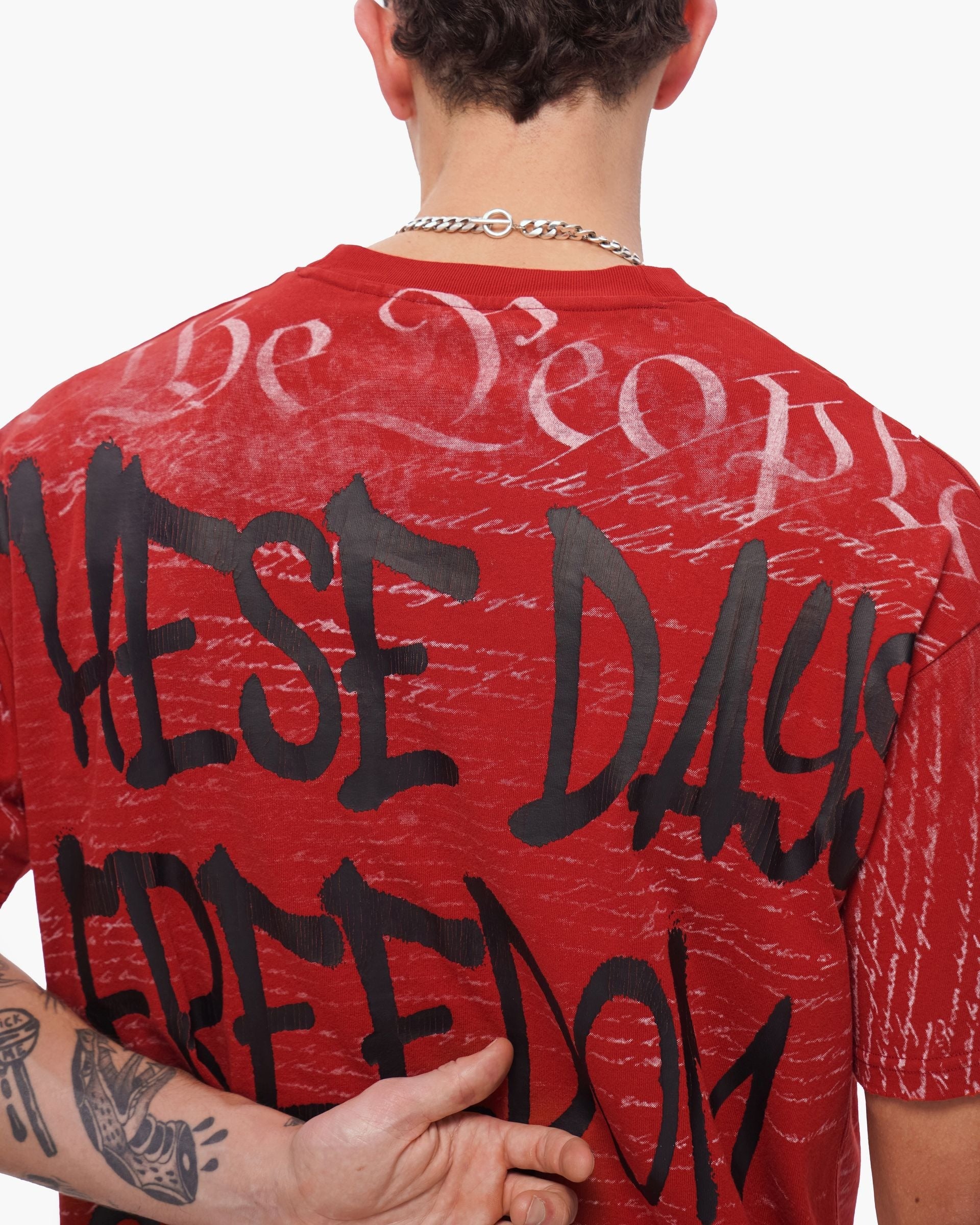 T-shirt Valabasas Freedom - Rouge rustique