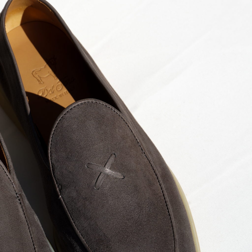 Men's Dark Brown Suede Viaggio Loafer