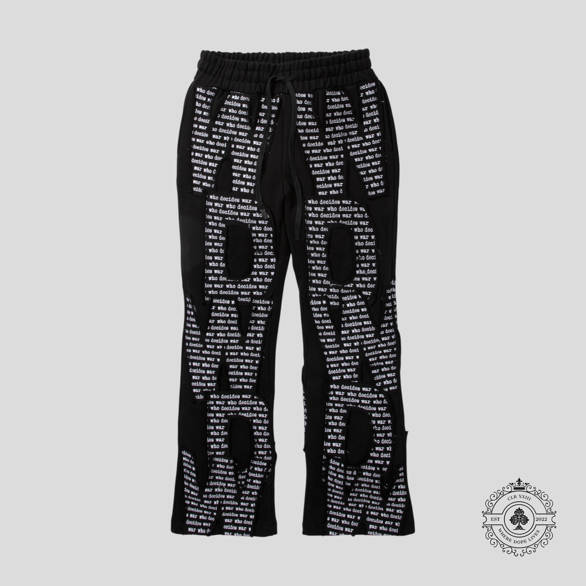 Pantalon de survêtement WDW Overlay Who Decides War noir