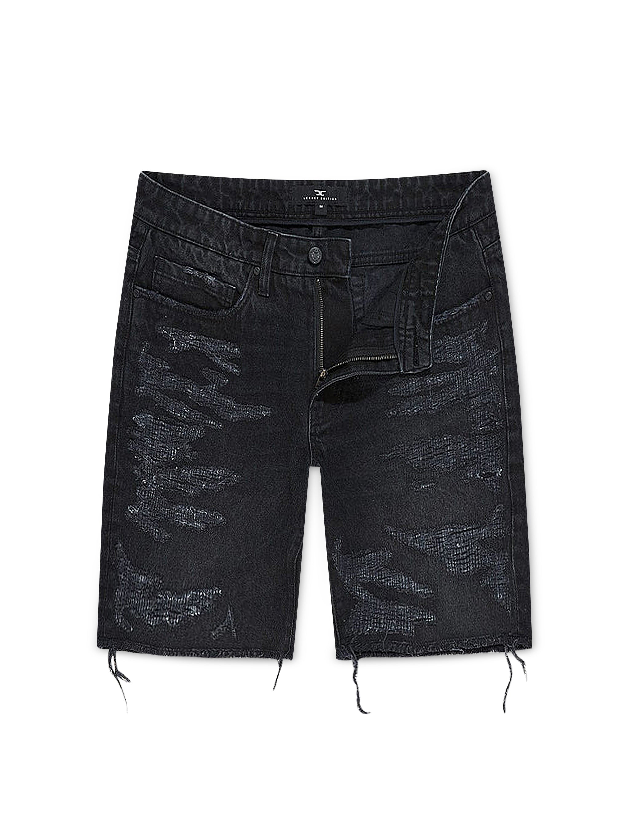 Short en jean Jordan Craig Riverside - Black Shadow