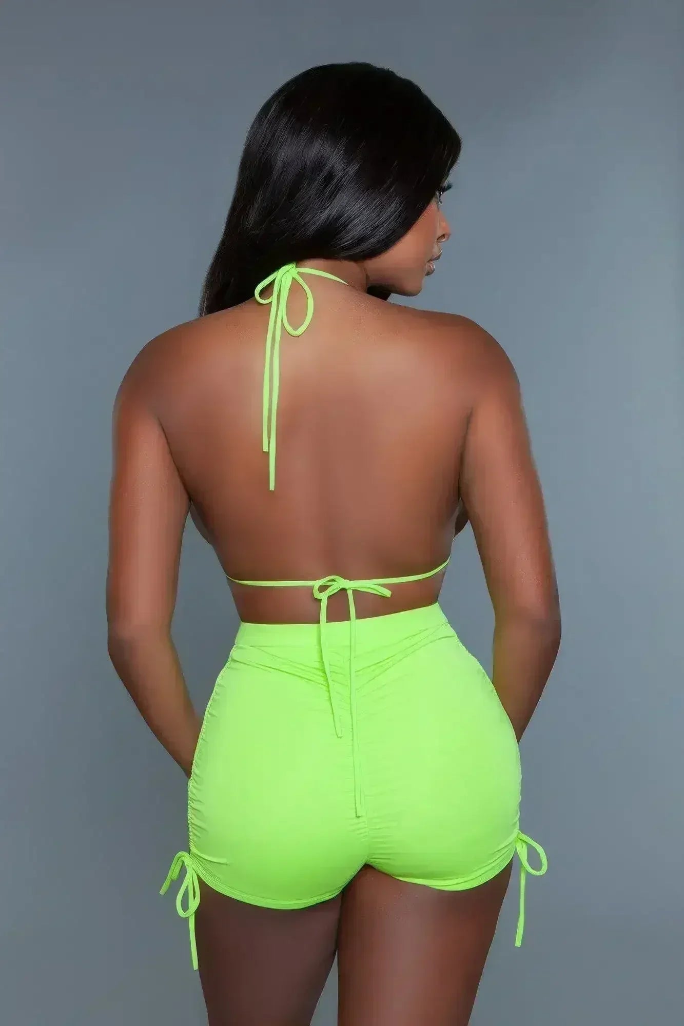 Maillot de bain Sun Kissed vert fluo