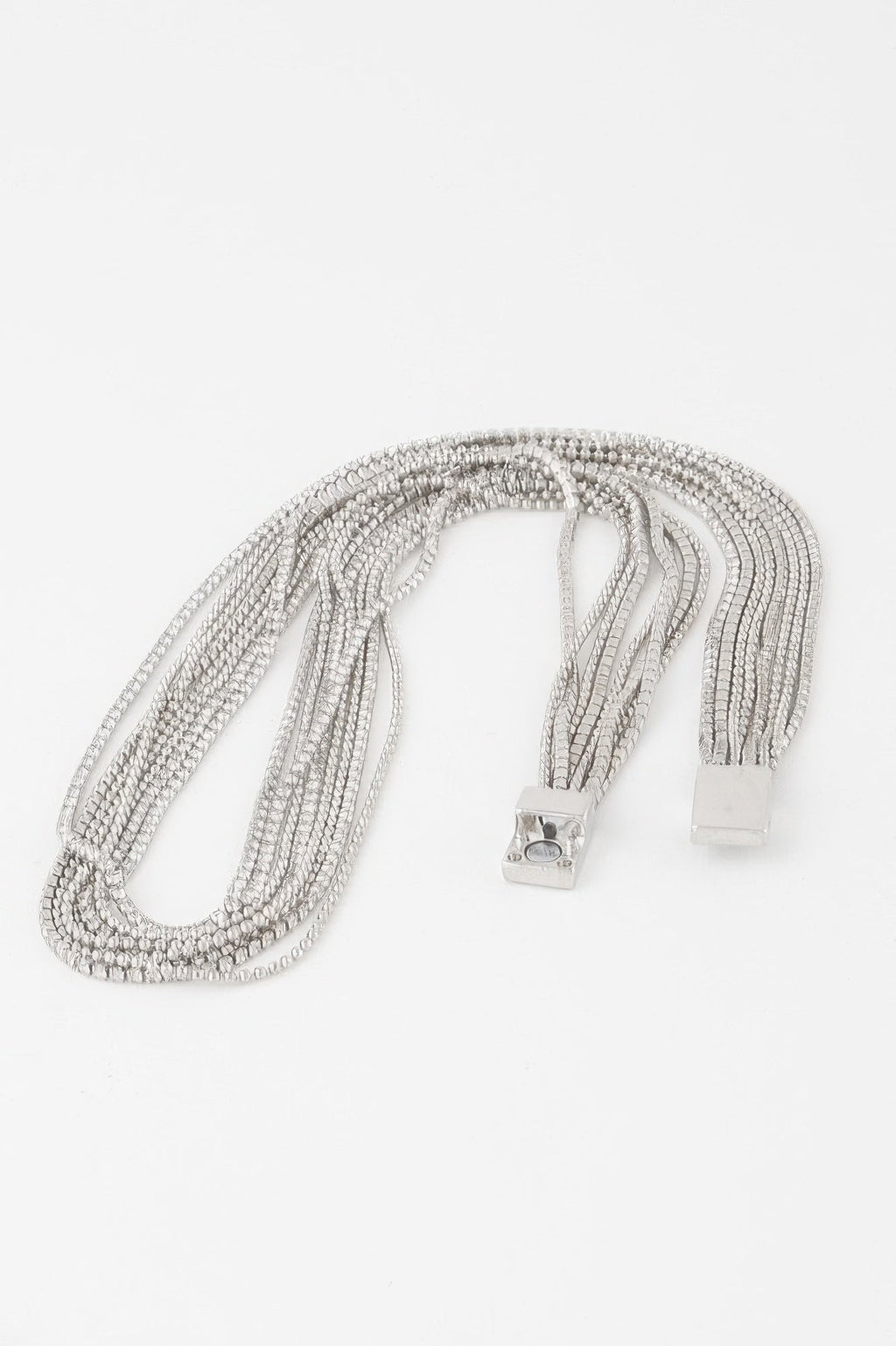 Collier de strass multi-cubes