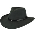 Chapeau Eddy Bros Wool Soft Felt Outback - Modèle Bailey Wild Flush