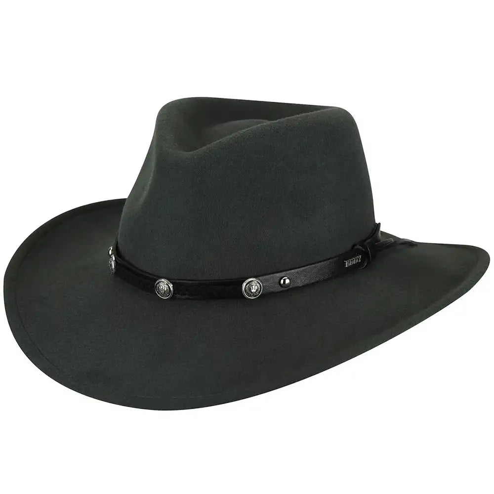 Chapeau Eddy Bros Wool Soft Felt Outback - Modèle Bailey Wild Flush