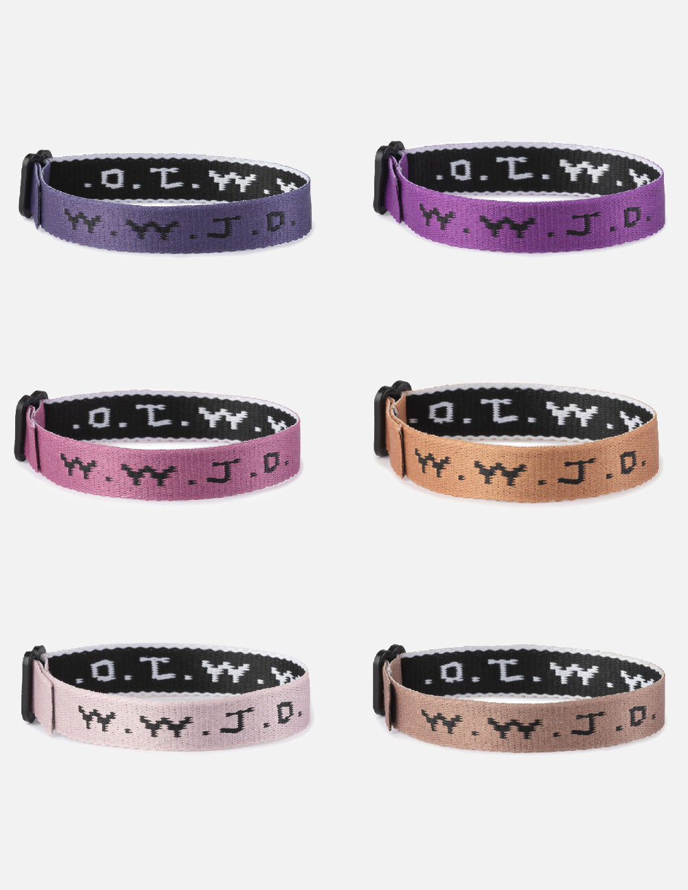 Pack de Bracelets WWJD Paradise
