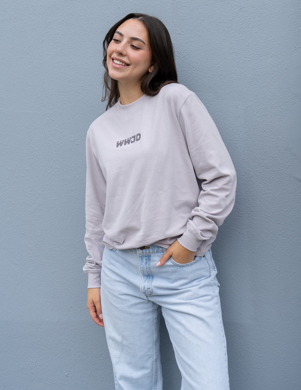 T-shirt unisexe violet WWJD