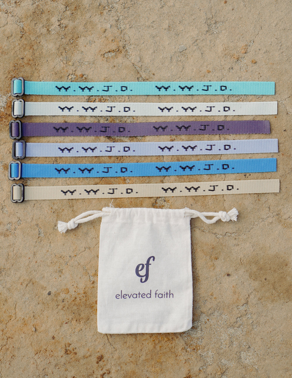 Lot de bracelets mystère WWJD