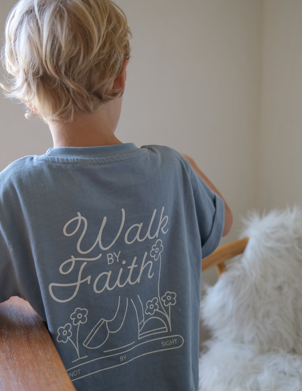 T-shirt enfant « Marcher par la foi »