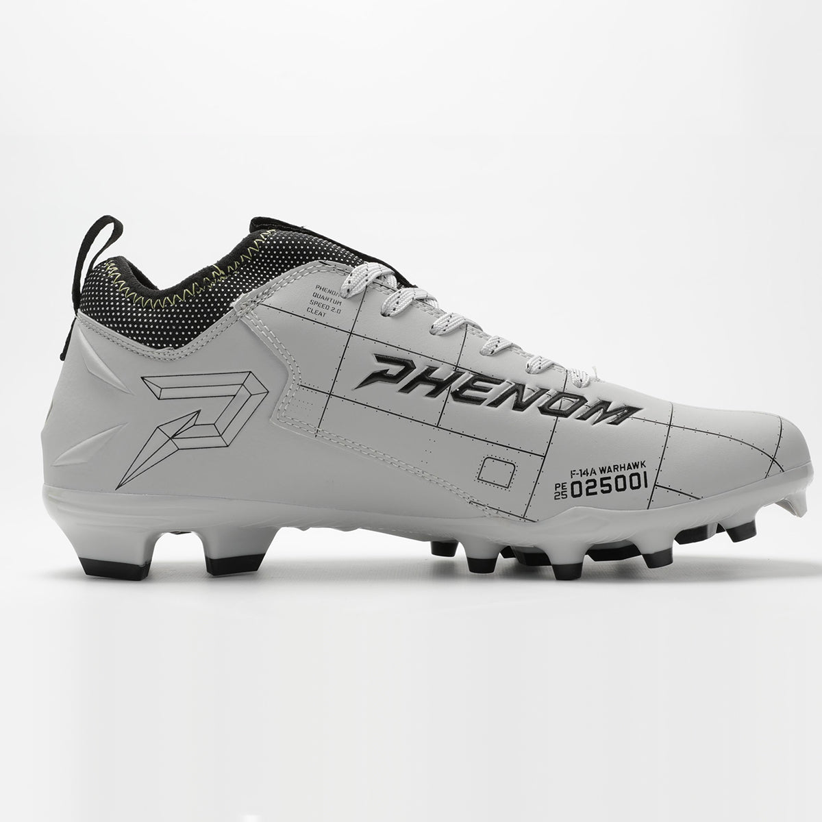 Chaussures de football américain Warhawk Quantum Speed 2.0 par Phenom Elite