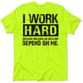 Bien-être - T-shirt jaune fluo