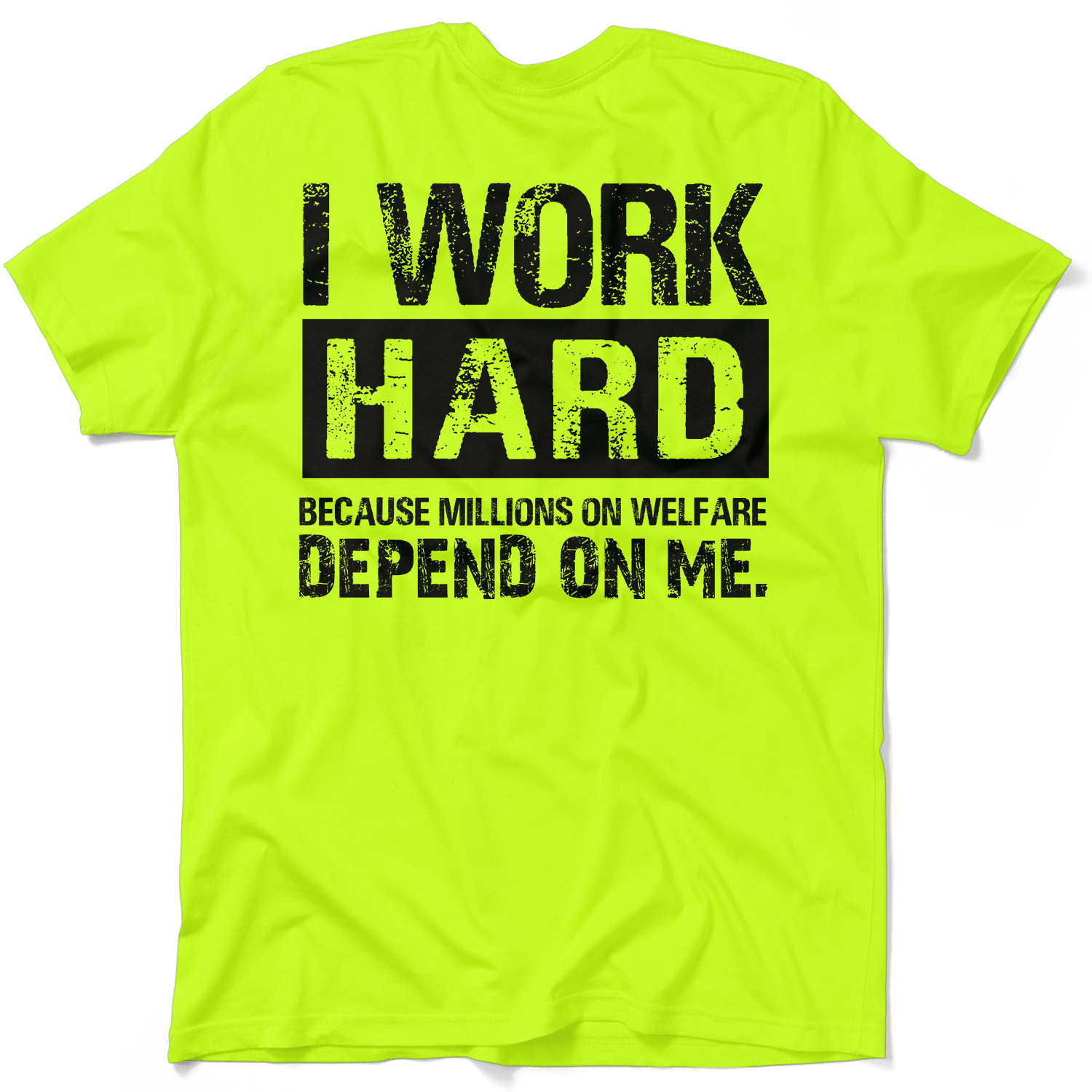 Bien-être - T-shirt jaune fluo