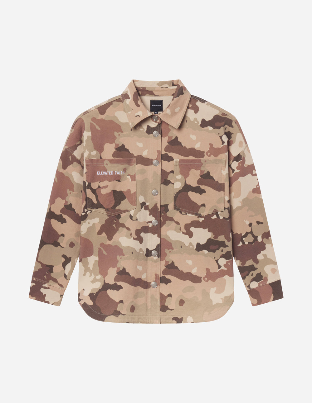 Veste chemise camouflage « Quel ami en Jésus »